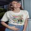 American Classics Men's Popeye Olive OYL Bluto Wimpy Cartoon Vintage Style Graphic Short Sleeve T-Shirt (Natural) view 4