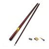Pool Cue Billiard Cue Carbon Fiber Pool Cue Stick 1/2 Billiard Cue (9.5Mm Carbon Fiber Shaft), for Beginners/Amateur Players WEWYQSJXBXF-3211(Color:9.5mm Wine Red) view 2