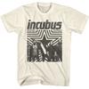 American Classics Mens Incubus Band Photo Star Short Sleeve 90s Music Vintage Style Graphic T-Shirt - Natural - XX-Large view 1