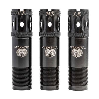 Carlson's Choke Tubes 12 Gauge for Beretta Optima HP [ 3 Pack | Close, Mid & Long Range ] Blued Steel | Cremator Ported Waterfowl Choke Tube | Made in USA