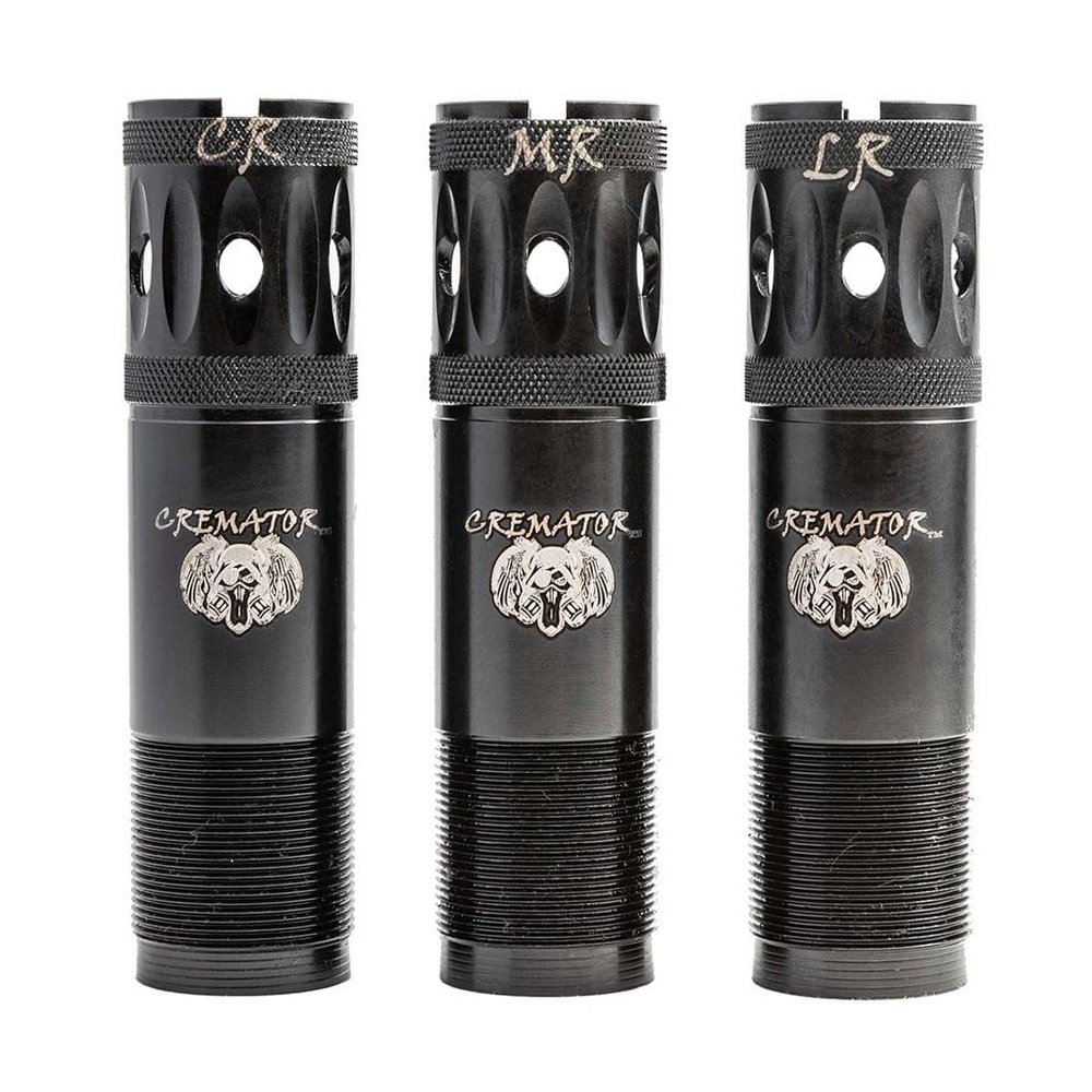 Carlson's Choke Tubes 12 Gauge for Beretta Optima HP [ 3 Pack | Close, Mid & Long Range ] Blued Steel | Cremator Ported Waterfowl Choke Tube | Made in USA