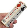 Euchre Suited Trump Club - Combined Trump Indicator/Marker That Also Shows Ranking of Highest Cards in Order - Made in USA (Distressed White) view 2