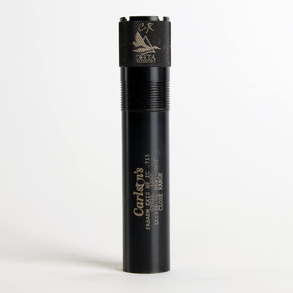 Carlsons Choke Tubes 12 Gauge for Fabarms Exis HP [ Close Range | 0.715 Diameter ] Blued Steel | Delta Waterfowl Extended Choke Tube | Made in USA