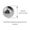 Acoeitl 6mm Bearing Balls 304 Stainless Steel Round Smooth Shiny Precision Balls Mountain Bikes Wheels Roll Smoothly for Repair Front Hub Rear Hub Pedals Replace Axles Drawer Slides 50Pcs view 2