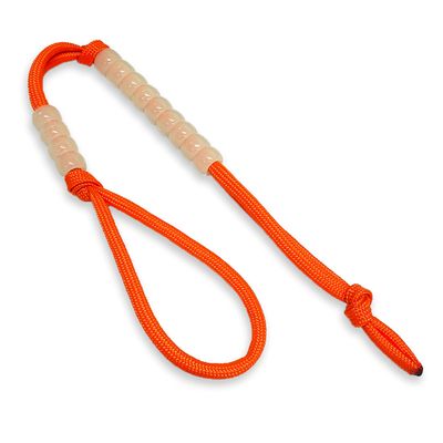 Coopers Bay Pace Count Beads for Orienteering and Land Navigation - Phosphorescent Glow in The Dark Beads (Hi-Vz Orange)