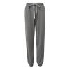 Uillui Women's High Waisted Capri Joggers Casual Relaxed Fit Cropped Pants Gym Athletic Fitness Yoga Ankle Palazzo Trousers Dark Gray view 2