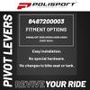 Polisport Pivot Unbreakable Levers Kit, Fits Honda CRF 250R/250RX/250X/450R/450RX/450X (20072024) Motocross (MX/Enduro) Brake/Clutch Levers, Durable Composite, OEM Shape, Easy Install, Red view 3