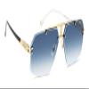 Carrera Men's 1054/S Sunglasses, Gold/Dark Blue Shaded, 63/12/145 view 3