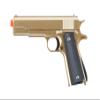GoldenBall 330 FPS Airsoft 1911 Steel Spring Powered Gold Airsoft Pistol view 1