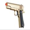 GoldenBall 330 FPS Airsoft 1911 Steel Spring Powered Gold Airsoft Pistol view 3