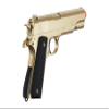 GoldenBall 330 FPS Airsoft 1911 Steel Spring Powered Gold Airsoft Pistol view 4