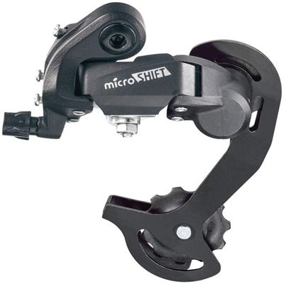 microSHIFT M21 Rear Derailleur - 6,7 Speed Short Cage Black