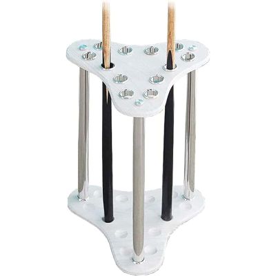 Gruytoie Billiard Cue Rack, Freestanding Pool Cues Racks Wooden Billiard Pool Cue Rack Stick Holder for Schools Homes Clubs