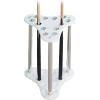 Gruytoie Billiard Cue Rack, Freestanding Pool Cues Racks Wooden Billiard Pool Cue Rack Stick Holder for Schools Homes Clubs view 1