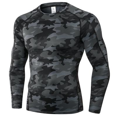 Men's Compression Shirts Thermal Long Sleeve Athletic Workout Tops Gym Undershirts Sports Baselayers Running T Shirt for Men