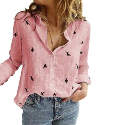 Casual White Yellow Shirt Button Lapel Cardigan Tops Women's Loose Long Sleeve Oversized Shirts R009-11 XXL