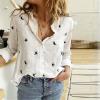 Casual White Yellow Shirt Button Lapel Cardigan Tops Women's Loose Long Sleeve Oversized Shirts R009-11 XXL view 4