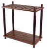 Gruytoie Ball Cue Stand Rack,Brown Paint Finish, Pool Cue Rack 24x12x25in,Pool Cue Rack,Holds 36 Cues,for Billiards and Fishing Rods,Billiard Corner Stand (36 Holes) view 1