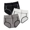 High Waist Panties Cotton Underwear Women Tummy Control Lingerie Print Body Shaper Seamless Briefs Female Breathable L-3XL (Color : 21, Size : X-Large) view 1
