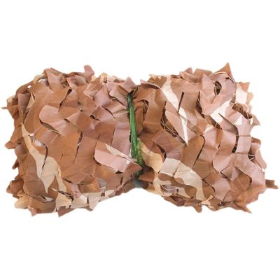 CANEVE Desert Camouflage Netting, 150D Oxford Polyester Camouflage Net, Shade Tent Mesh, Multifunctional,for Camping Military Hunting Party Decoration(Size:5X10M/16.4X32.8ft)