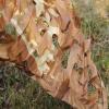 CANEVE Desert Camouflage Netting, 150D Oxford Polyester Camouflage Net, Shade Tent Mesh, Multifunctional,for Camping Military Hunting Party Decoration(Size:5X10M/16.4X32.8ft) view 2