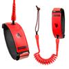 Creatures of Leisure Superlite Bicep, Surf Leash with Plug, Ultra-Light Construction, 1.2m Leash Length, 9/32 Inches Cord Thickness, Red, S/M