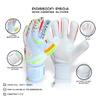 GK Saver Soccer Goalkeeper Gloves Passion PS04 Flat Cut Professional Goalie Gloves Size 6 to 11 Removable Finger Save (Passion Ps04 Size 10) view 2