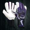 GK Saver Soccer Goalie Gloves Modesty MD04 Hybrid pro Professional Goalie Gloves Size 6 to 11 Removable Savefinger Gloves (MD04 Purple Size 9) view 2