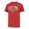 47 Men's Scarlet San Francisco 49ers Regional Franklin T-Shirt view 2