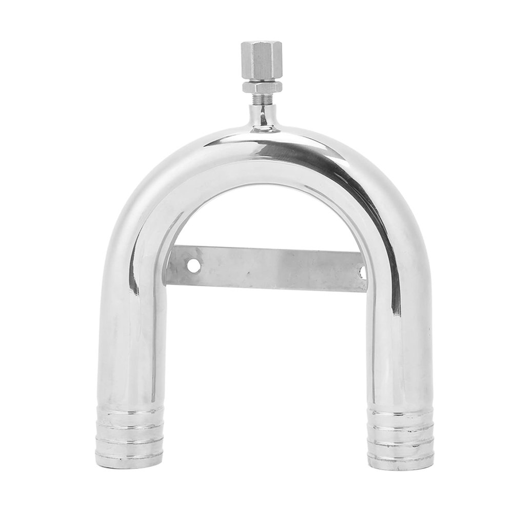 Diydeg Marine Vented Loop, 32mm/1.25in Vented Loop Anti Siphon Safety Device for Boats and RVs, 316 Stainless Steel Proof High Precision Boat Vent Loop with Stable Construction