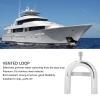 Diydeg Marine Vented Loop, 32mm/1.25in Vented Loop Anti Siphon Safety Device for Boats and RVs, 316 Stainless Steel Proof High Precision Boat Vent Loop with Stable Construction view 3