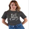 XX-Large Heather Black Mens Script Best Mom Ever Heart Idea T-Shirt view 2
