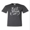 XX-Large Heather Black Mens Script Best Mom Ever Heart Idea T-Shirt view 3