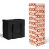 Wild Sports NCAA Wisconsin Badgers Giant Stacking Wooden Blocks  Tumbling Tower Classic Family Game Stacks Over 5 ft. High  Great Gift for Any College Football Fan! view 1