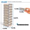 Wild Sports NCAA Kentucky Wildcats Giant Stacking Wooden Blocks  Tumbling Tower Classic Family Game Stacks Over 5 ft. High  Great Gift for Any College Football Fan! view 4