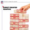 Solid Wood NFL XL Stackers  Stacks over 5 ft. High  Direct Print HD Team Graphics won't peel or fade  Great Gift for any Football Fan! Family Outdoor Game for backyard, barbeque, or tailgate party view 3