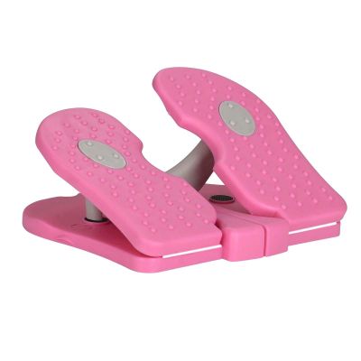 UGPLM Portable Fitness Stepper Stair Stepper Floor Standing Climbing Machine Exercise Folding Foot Machine for Trainer Home Living Room Gifts, Pink