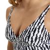 ARENA U Back All Over Women's Fashion One Piece Swimsuit - Stylish Women's Bathing Suit for Beach and Pool - Cute, Full Coverage, and Ideal for Women's Athletic Swimwear,Low Cut-Black Multi view 3