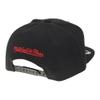 Mitchell & Ness NBA Front Loaded Snapback Hat Cap (Houston Rockets Black) view 2