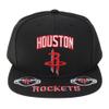 Mitchell & Ness NBA Front Loaded Snapback Hat Cap (Houston Rockets Black) view 4