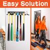 BIHOMIFI Baseball Softball Bat-Caddy Rack Hanger Organizer Equipment for Storage Hanging Bat Rack Baseball Wall Mount Fence Holds 14 Bats Metal Sports Hook Classic Carabiners Included Hard Work Pays view 3