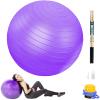 Atarvana Cardio Drumming Equipment Set, Extra Thick Yoga Ball with Pump & 3.2oz Cardio Drumming Sticks with Grips, Aerobic Exercise Ball Drumsticks Workout Set for Stability, Rhythm, Gymnastics