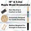 Atarvana Cardio Drumming Equipment Set, Extra Thick Yoga Ball with Pump & 3.2oz Cardio Drumming Sticks with Grips, Aerobic Exercise Ball Drumsticks Workout Set for Stability, Rhythm, Gymnastics view 4