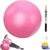 Atarvana Cardio Drumming Equipment Set, Extra Thick Yoga Ball with Pump & 3.2oz Cardio Drumming Sticks with Grips, Aerobic Exercise Ball Drumsticks Workout Set for Stability, Rhythm, Gymnastics