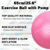 Atarvana Cardio Drumming Equipment Set, Extra Thick Yoga Ball with Pump & 3.2oz Cardio Drumming Sticks with Grips, Aerobic Exercise Ball Drumsticks Workout Set for Stability, Rhythm, Gymnastics view 2