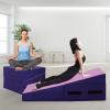 48x24 Inch Gymnastics Mat, Tumbling Mat with Non-slip PVC Surface for Kids Adults Exercise, Folding Tumbling Mats for Gymnastics for Home Gymnastics Mats for Tumbling Gymnastic Mat with Handles view 1