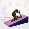 48x24 Inch Gymnastics Mat, Tumbling Mat with Non-slip PVC Surface for Kids Adults Exercise, Folding Tumbling Mats for Gymnastics for Home Gymnastics Mats for Tumbling Gymnastic Mat with Handles view 2