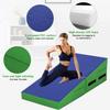 48x24 Inch Gymnastics Mat, Tumbling Mat with Non-slip PVC Surface for Kids Adults Exercise, Folding Tumbling Mats for Gymnastics for Home Gymnastics Mats for Tumbling Gymnastic Mat with Handles BLUE view 3