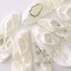 ANEBIPLE Summer Women's Ultra-thin, White Invisible Hollowed-out Crystal Cool Breathable Boat Socks (5 Pairs B) view 3