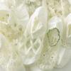 ANEBIPLE Summer Women's Ultra-thin, White Invisible Hollowed-out Crystal Cool Breathable Boat Socks (5 Pairs B) view 4